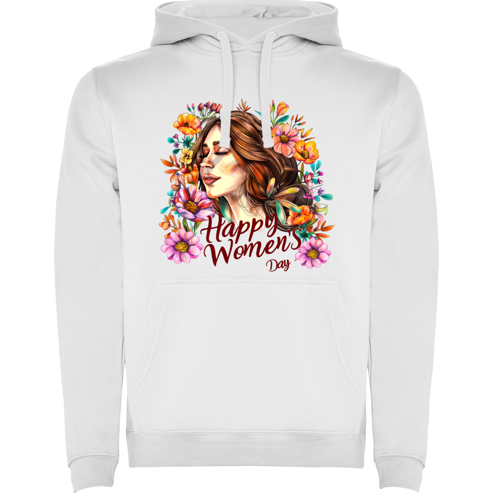 HAPPYWOMENSDAYMODEL7.HAN_.WHT_.jpg Hanorac Happy Womens Day (model 7), Alb - imagine 1