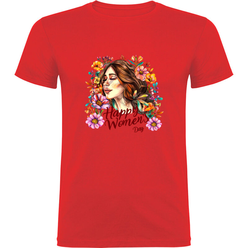 Tricou Happy Womens Day (model 7), Roșu