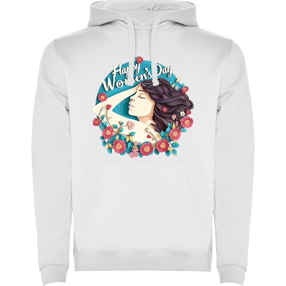 HAPPYWOMENSDAYMODEL8.HAN_.WHT_.jpg Hanorac Happy Womens Day (model 8), Alb - imagine 1