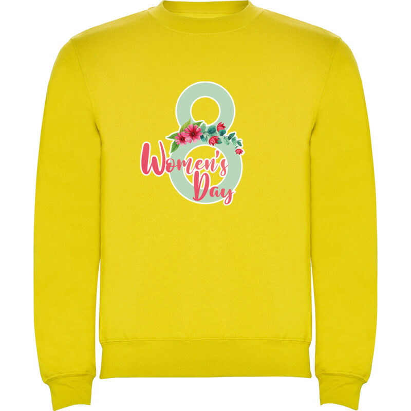 Pulover Happy Womens Day (model 9), Galben