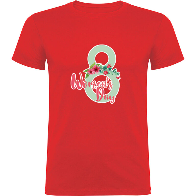 Tricou Happy Womens Day (model 9), Roșu