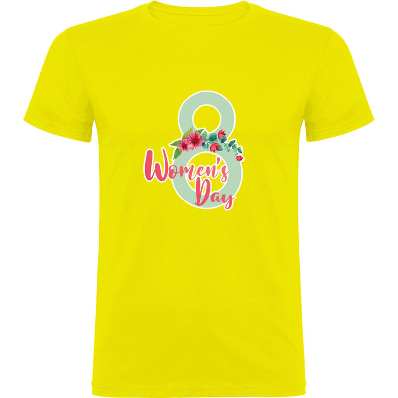 Tricou Happy Womens Day (model 9), Galben