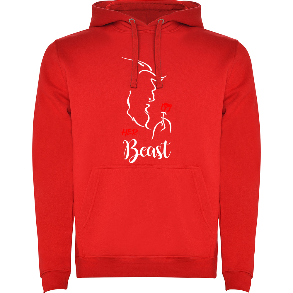 HERBEAST.HAN_.RED_.jpg Hanorac Her Beast, Roșu - imagine 1