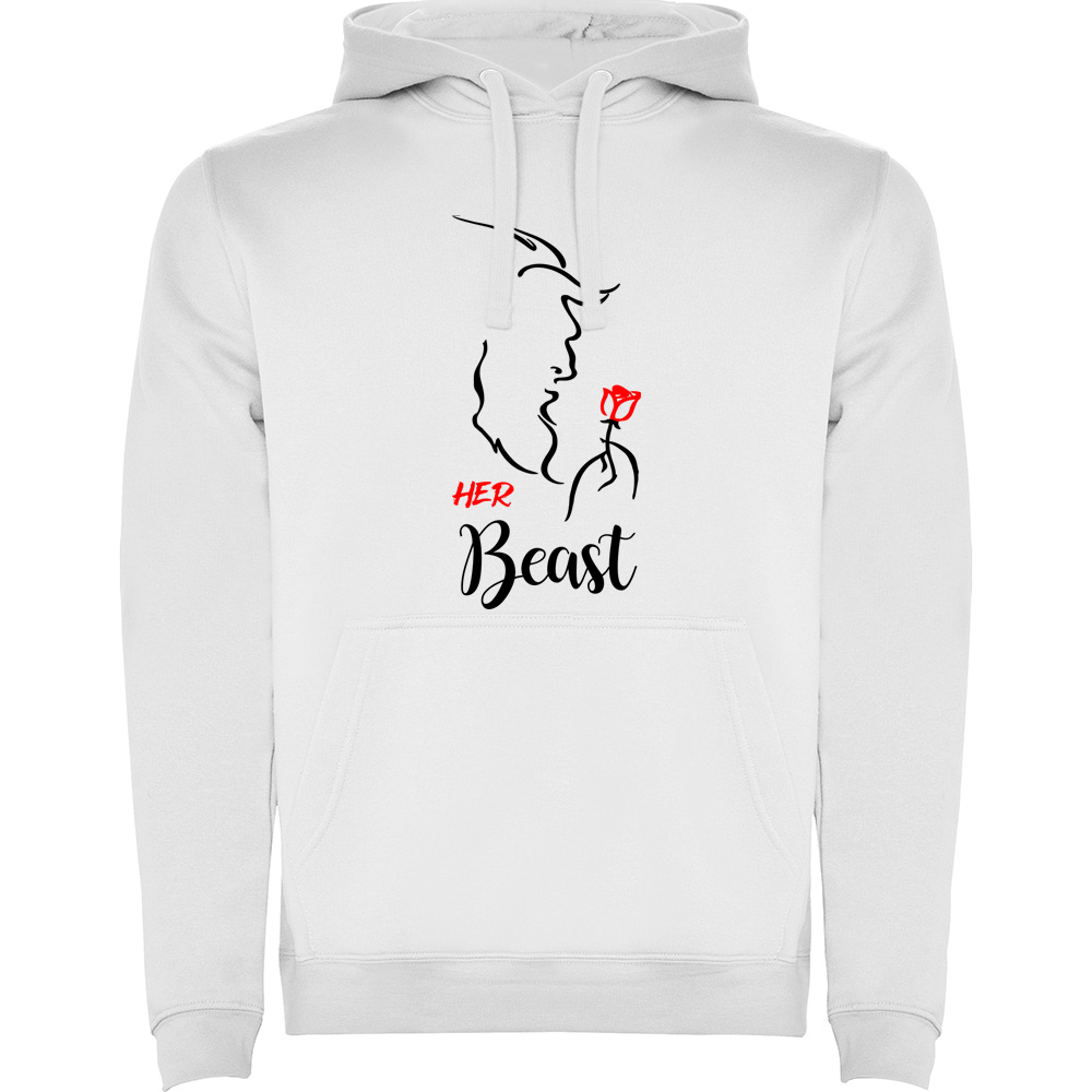 HERBEAST.HAN_.WHT_.jpg Hanorac Her Beast, Alb - imagine 1