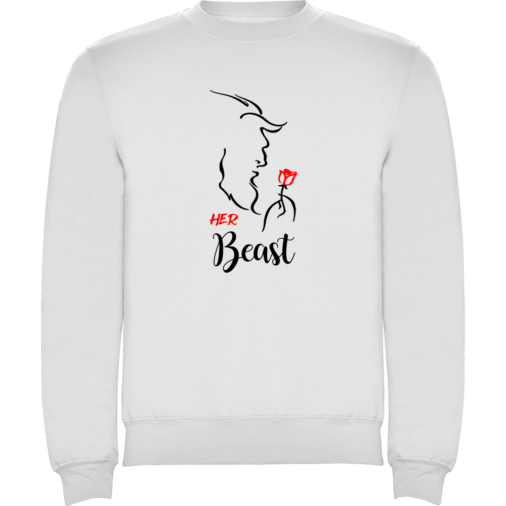 HERBEAST.PLV_.WHT_.jpg Pulover Her Beast, Alb - imagine 1