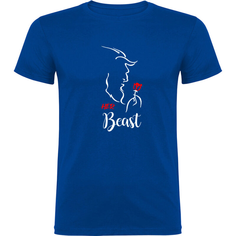 Tricou Her Beast, Albastru
