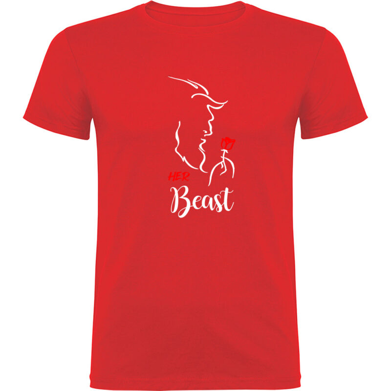 Tricou Her Beast, Roșu