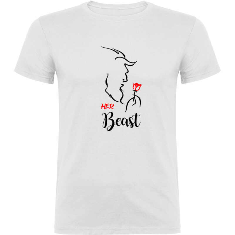 Tricou Her Beast, Alb