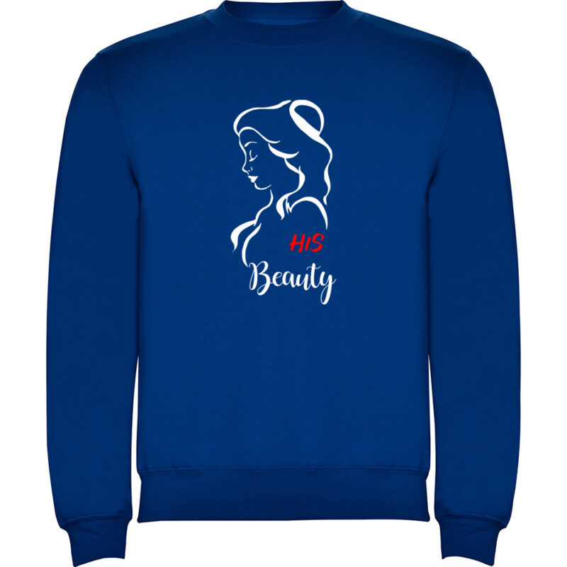 Pulover His Beauty, Albastru