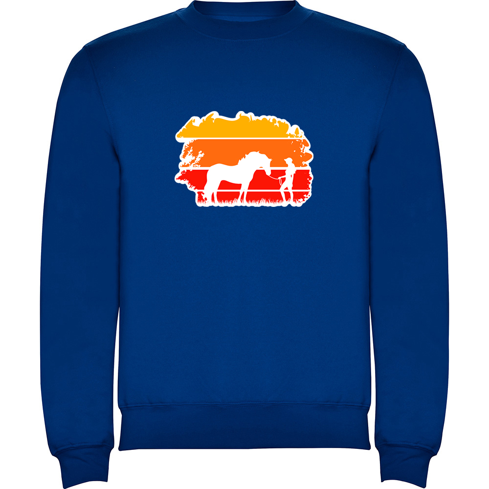 HORSE.PLV_.BLU_.jpg Pulover Horse, Albastru - imagine 1