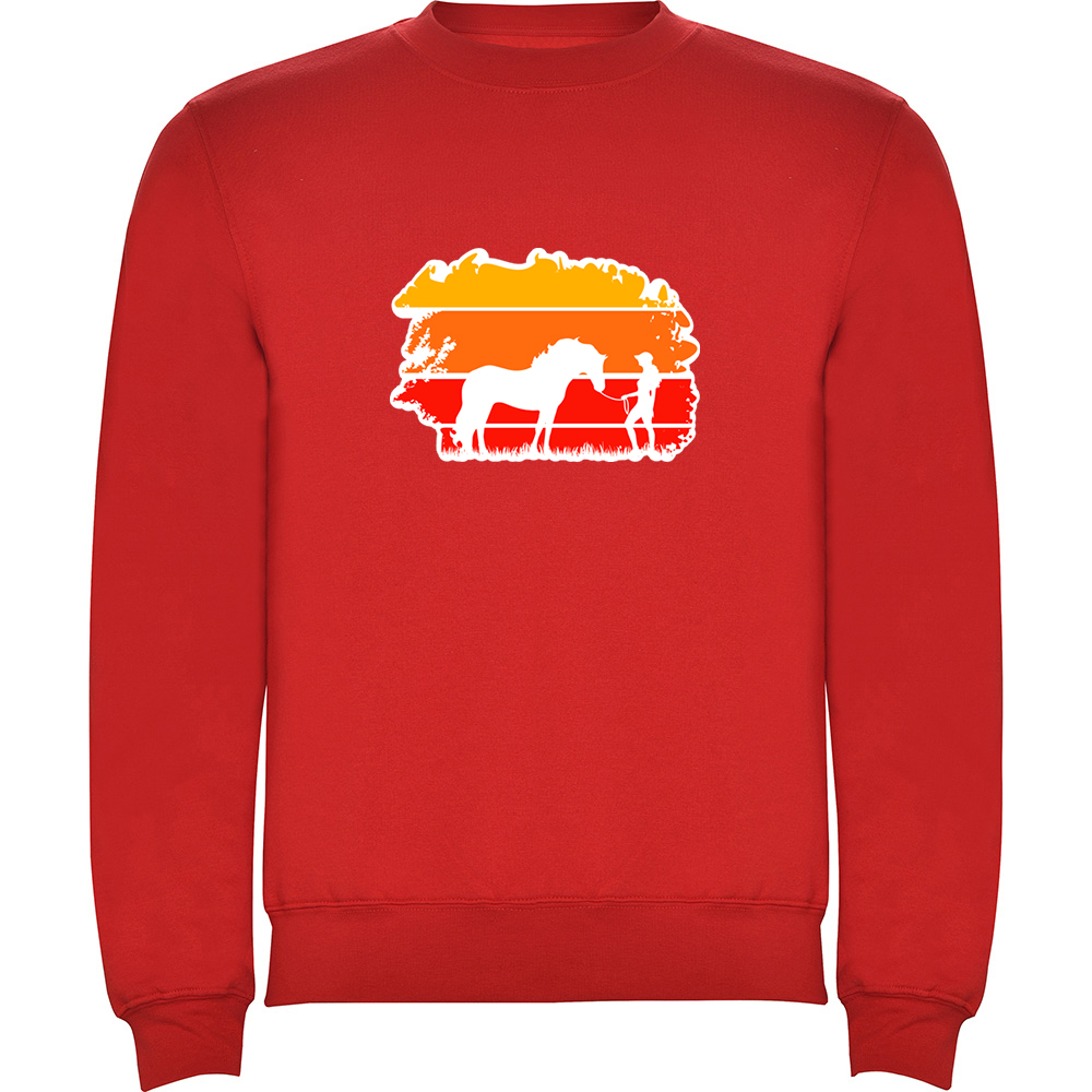 HORSE.PLV_.RED_.jpg Pulover Horse, Roșu - imagine 1