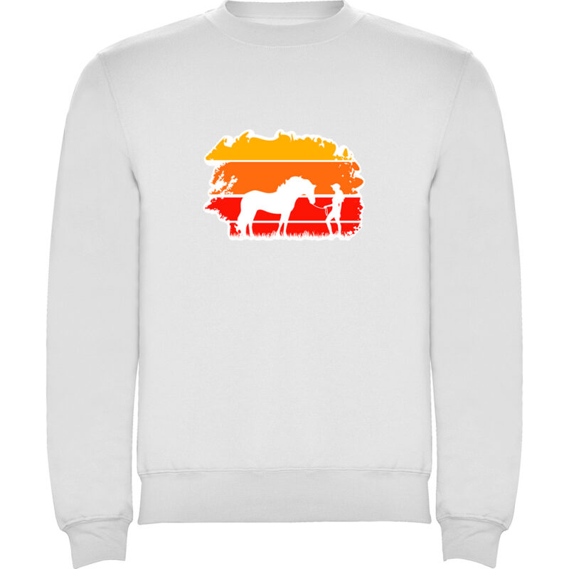 Pulover Horse, Alb
