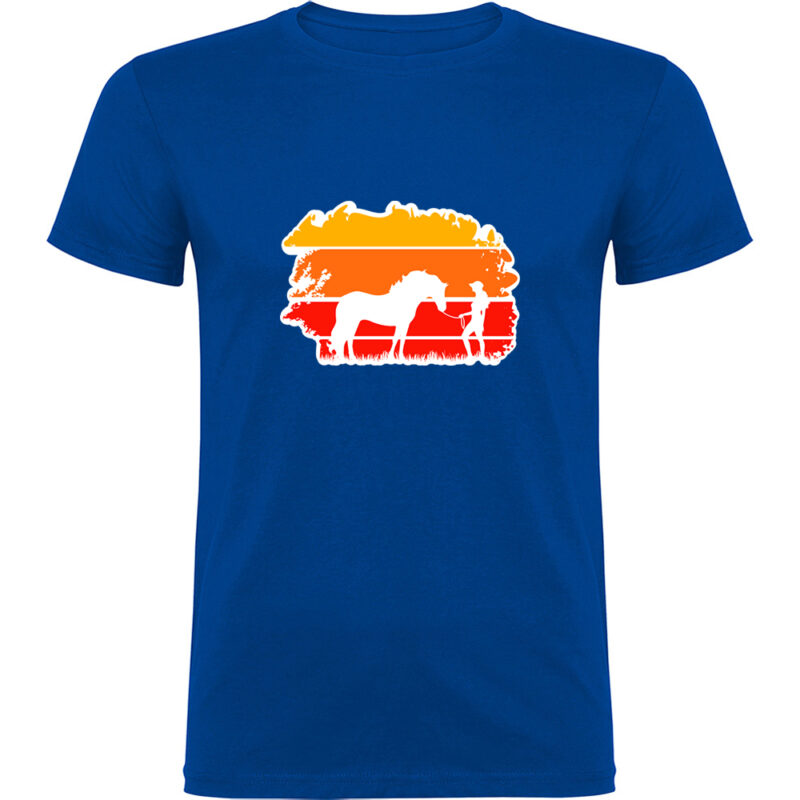 Tricou Horse, Albastru