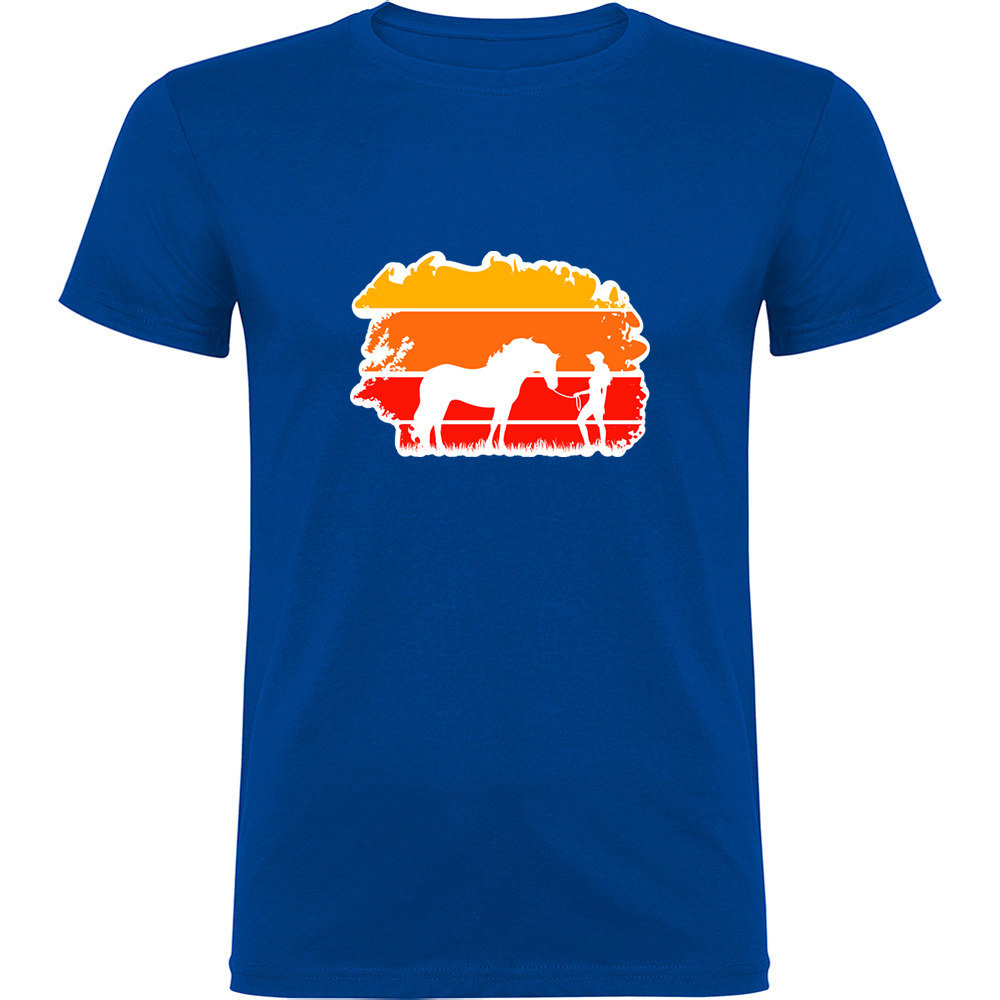 HORSE.TR_.BLU_.jpg Tricou Horse, Albastru - imagine 1