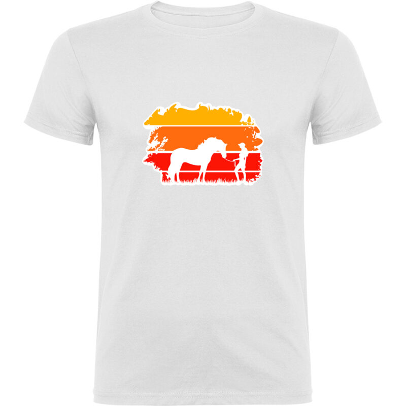Tricou Horse, Alb