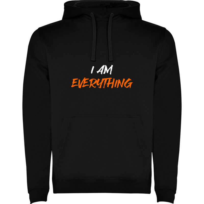 Hanorac I am everything, Negru