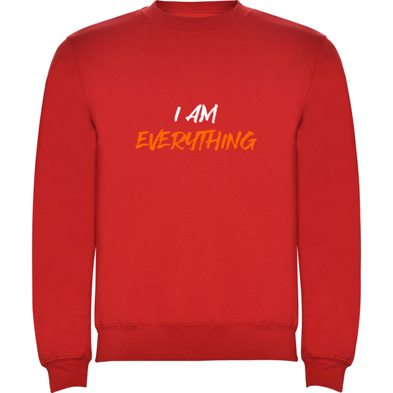 Pulover I am everything, Roșu