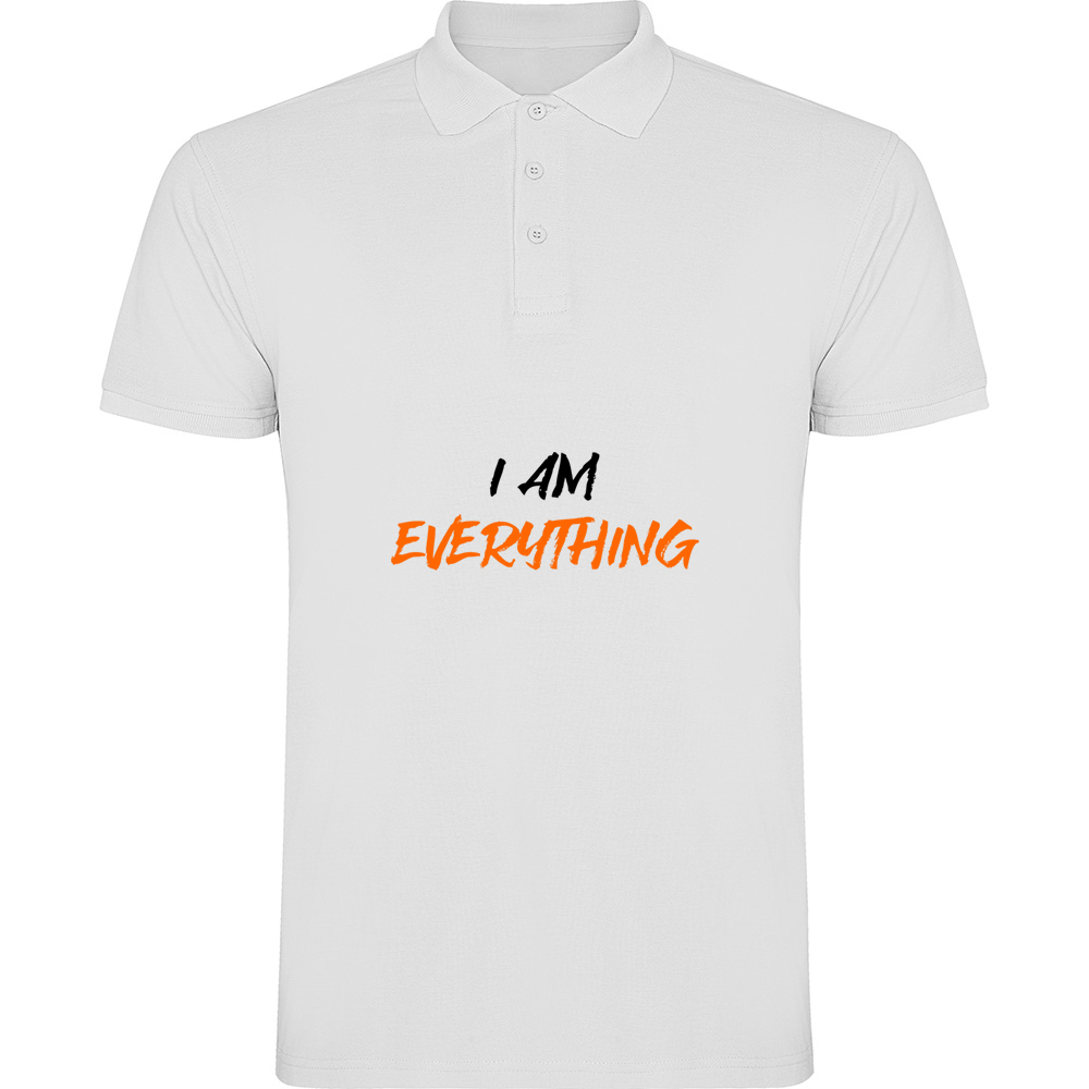 IAMEVERYTHING.TP_.WHT_.jpg Tricou polo I am everything, Alb - imagine 1
