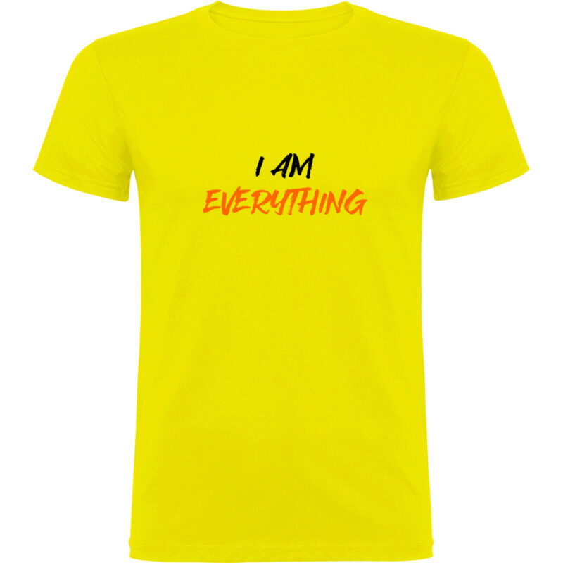 Tricou I am everything, Galben