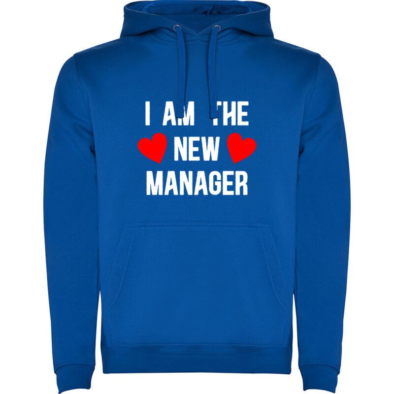 Hanorac I am the new manager, Albastru