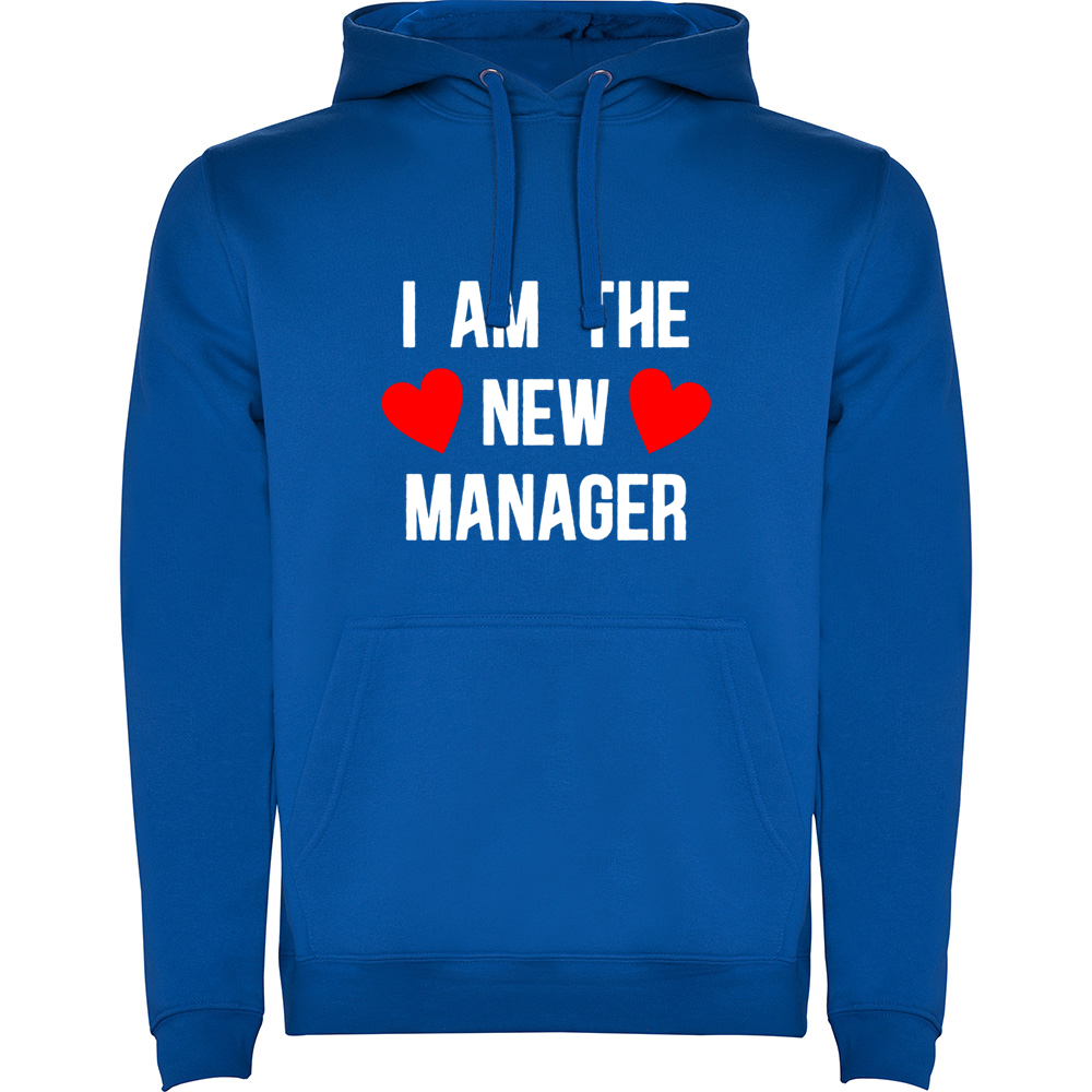 IAMTHENEWMANAGER.HAN_.BLU_.jpg Hanorac I am the new manager, Albastru - imagine 1