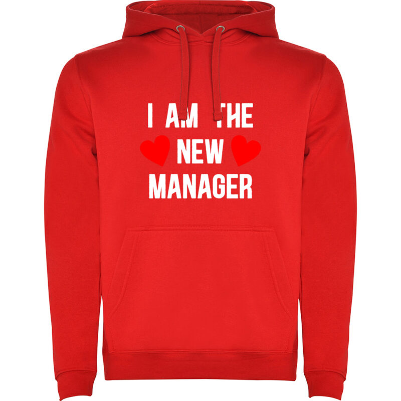 Hanorac I am the new manager, Roșu