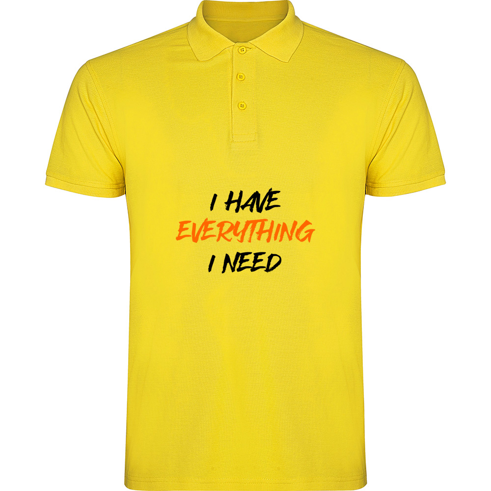 IHAVEEVERYTHING.TP_.YEL_.jpg Tricou polo I have everything, Galben - imagine 1