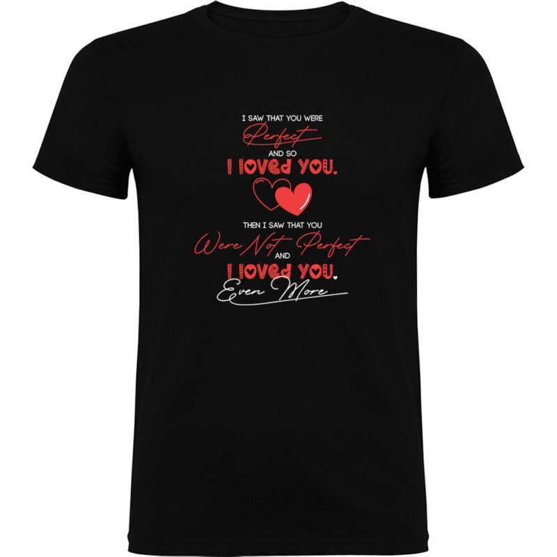 Tricou I saw You perfect, Negru