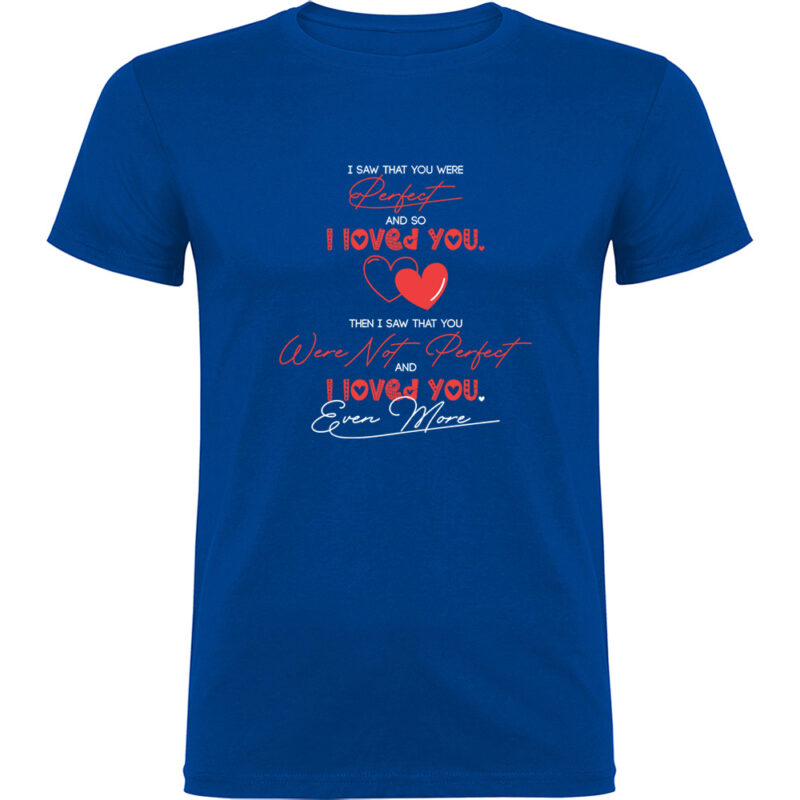 Tricou I saw You perfect, Albastru