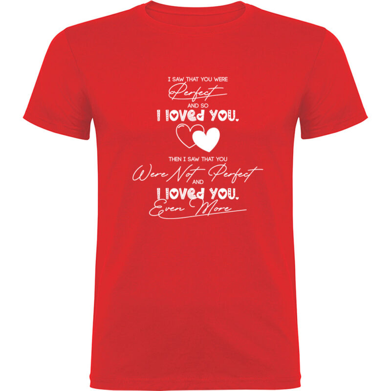 Tricou I saw You perfect, Roșu