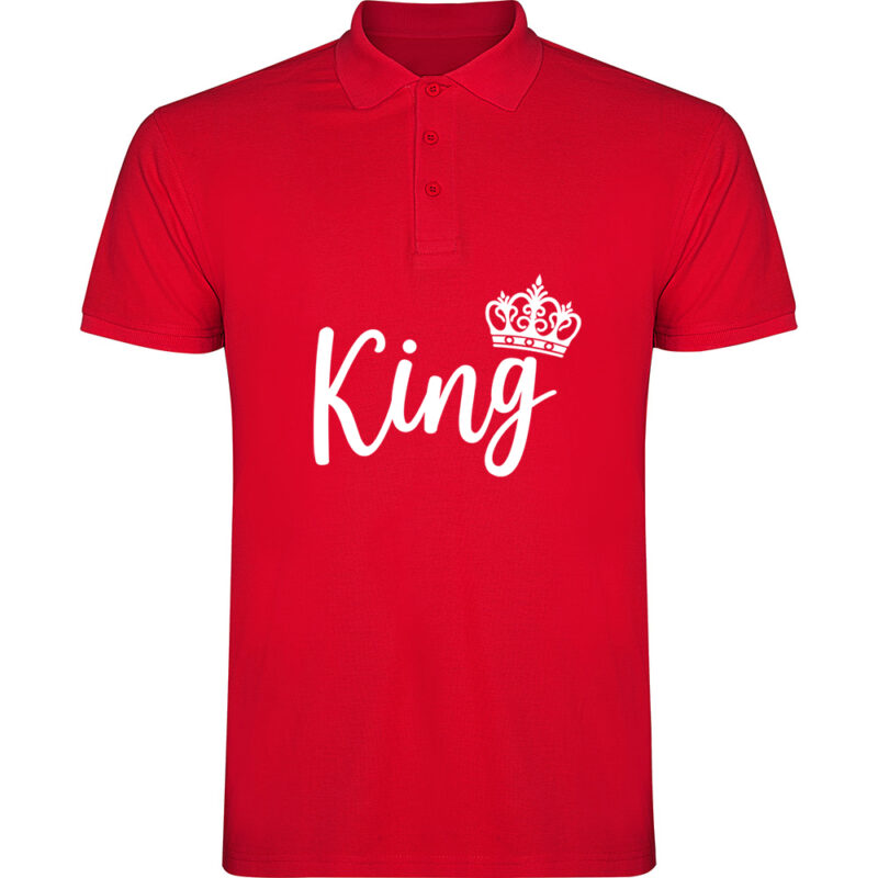 Tricou polo King, Roșu