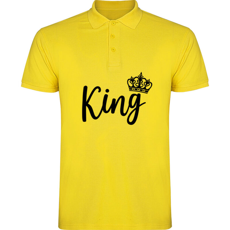 Tricou polo King, Galben