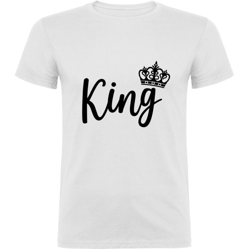 Tricou King, Alb