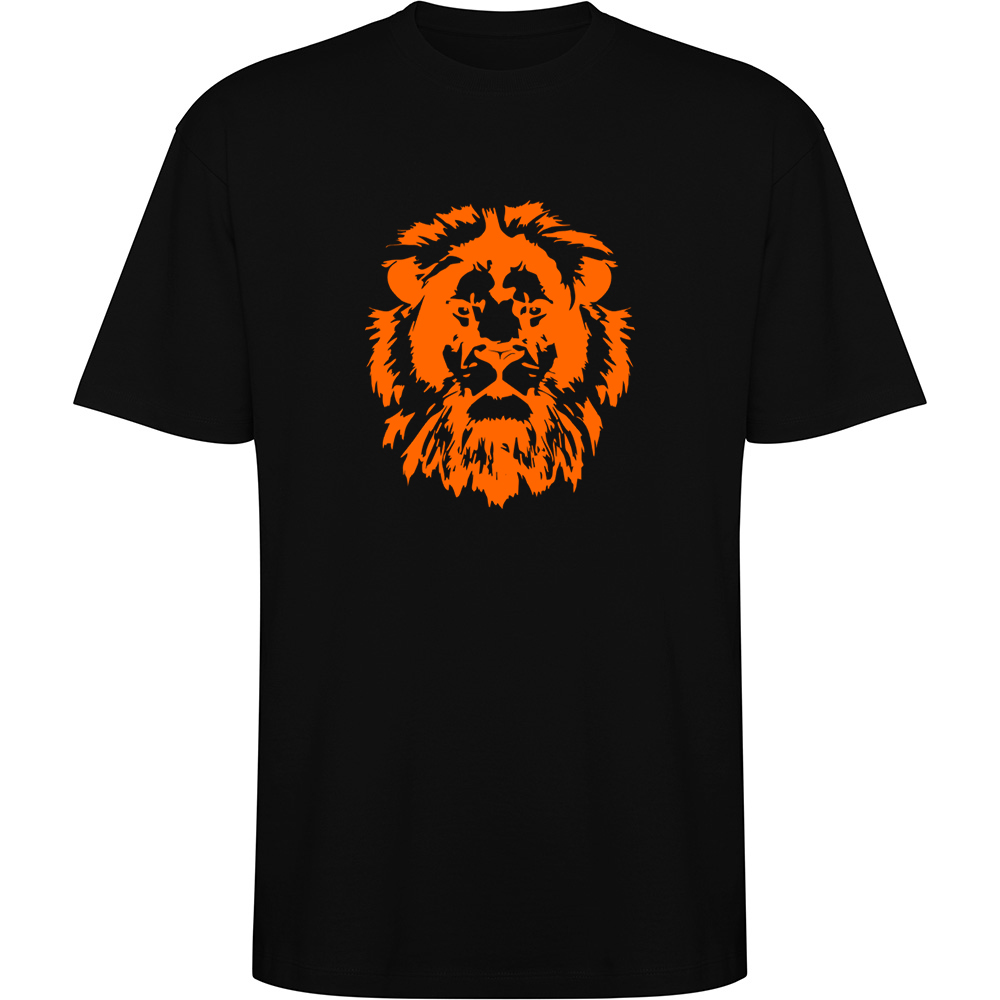 LEU.TO_.BLK_.jpg Tricou oversize Leu, Negru - imagine 1