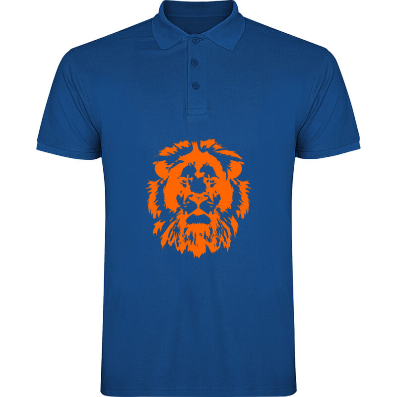 Tricou polo Leu, Albastru