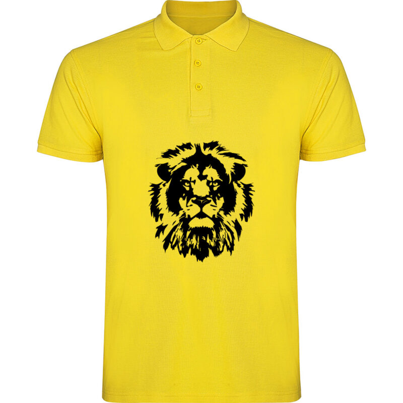 Tricou polo Leu, Galben
