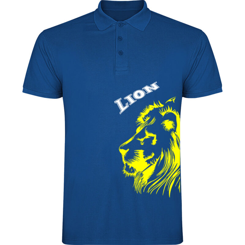 Tricou polo Lion, Albastru
