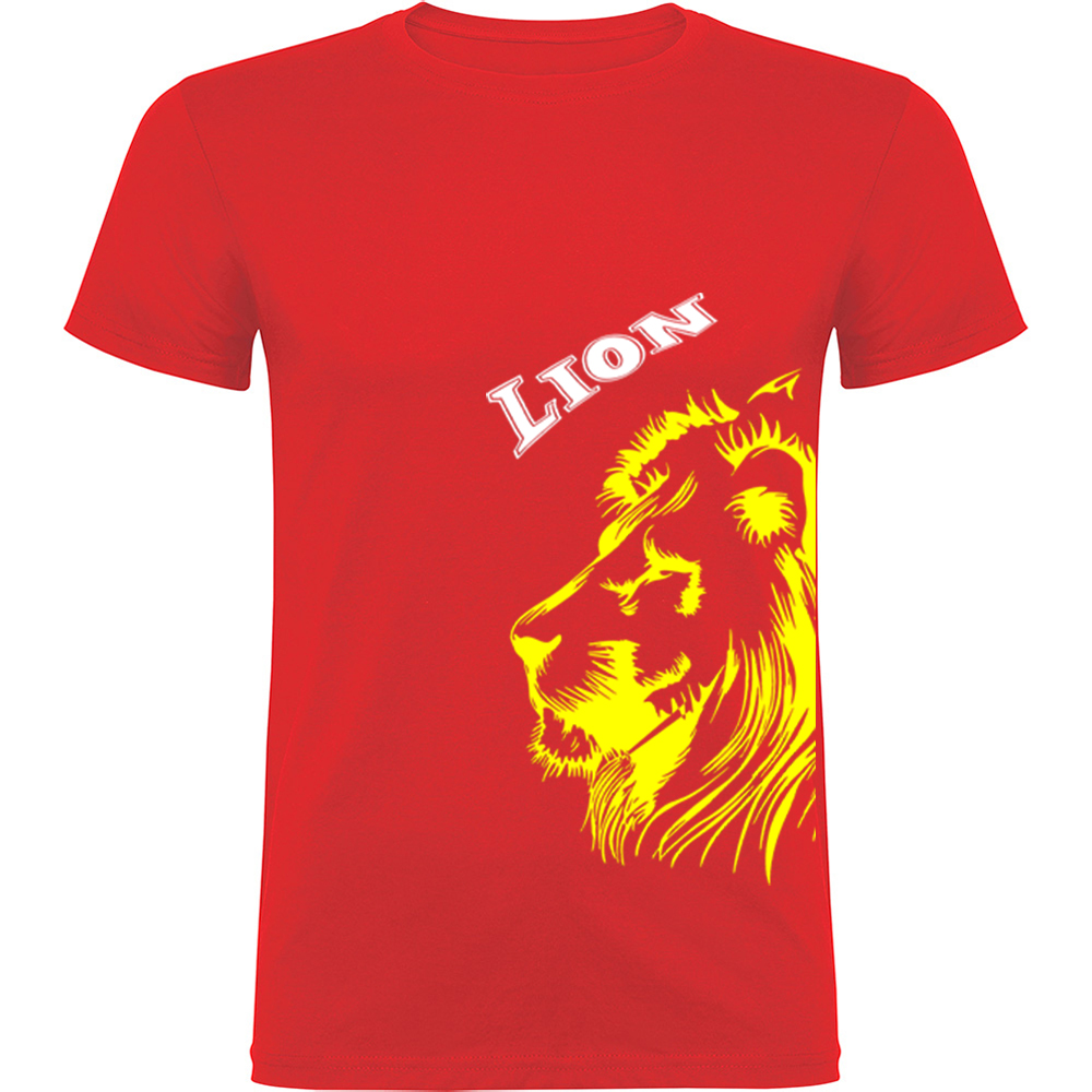 LION.TR_.RED_.jpg Tricou Lion, Roșu - imagine 1