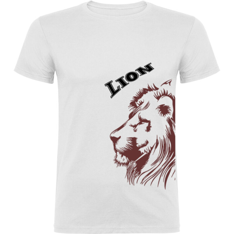 Tricou Lion, Alb