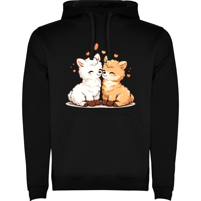 Hanorac Love (Alpaca), Negru