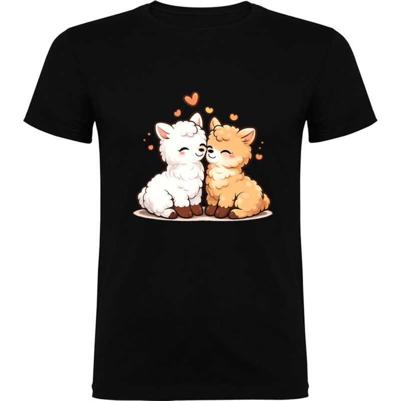 Tricou Love (Alpaca), Negru