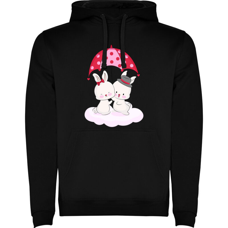 Hanorac Love (Bunnies), Negru