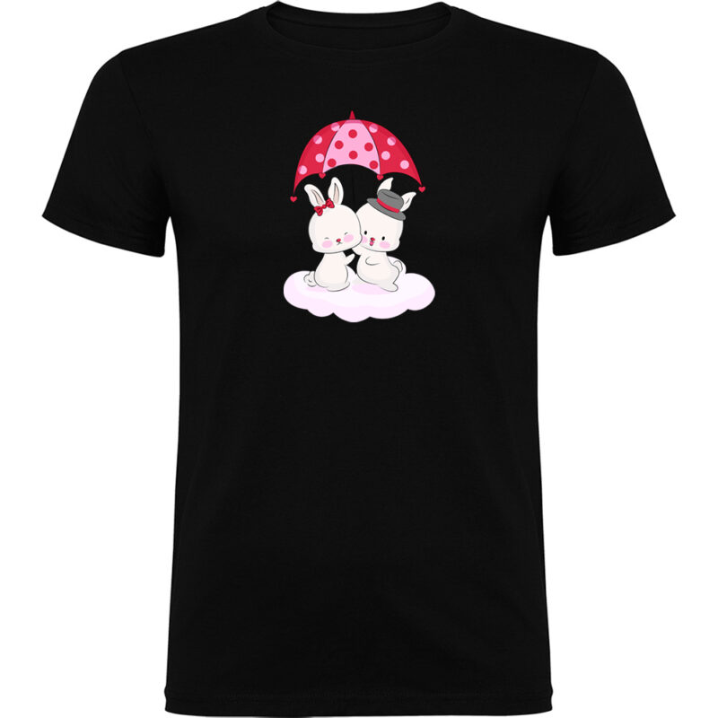 Tricou Love (Bunnies), Negru