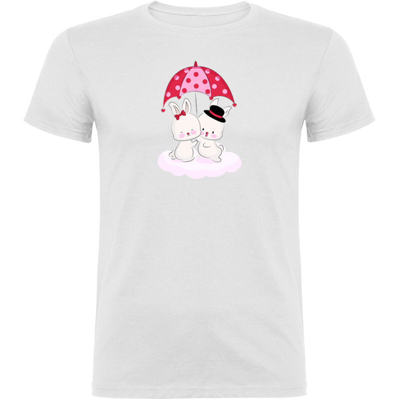 Tricou Love (Bunnies), Alb