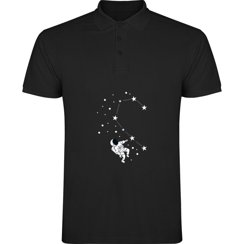 Tricou polo Love Constelation - Ea, Negru