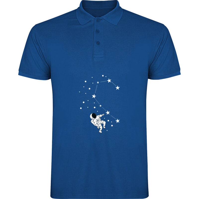 Tricou polo Love Constelation - Ea, Albastru