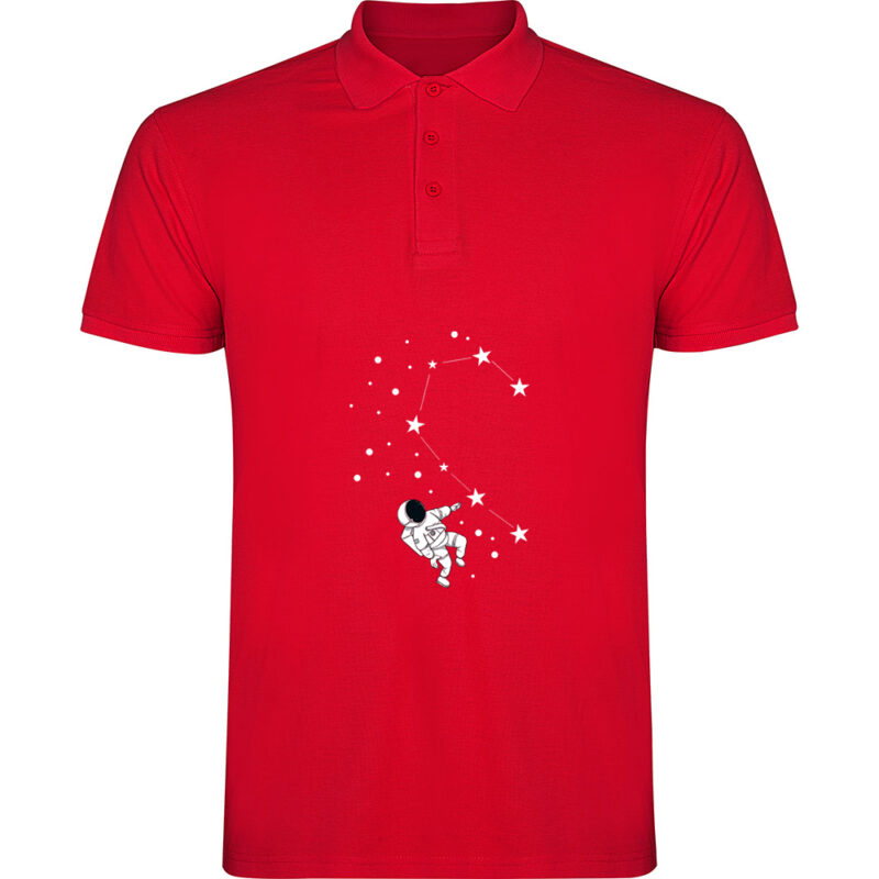 Tricou polo Love Constelation - Ea, Roșu