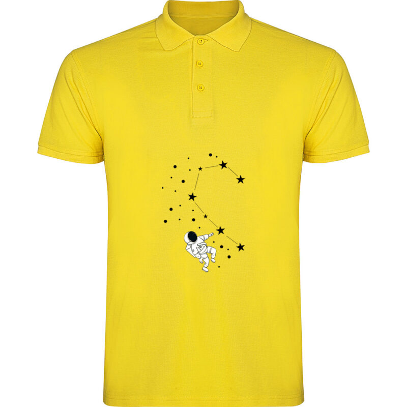 Tricou polo Love Constelation - Ea, Galben