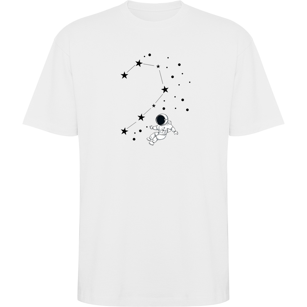 LOVECONSTELATION-EL.TO_.WHT_.jpg Tricou oversize Love Constelation - El, Alb - imagine 1