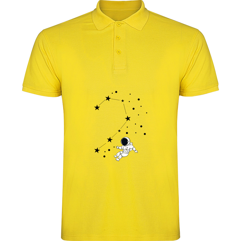 LOVECONSTELATION-EL.TP_.YEL_.jpg Tricou polo Love Constelation - El, Galben - imagine 1